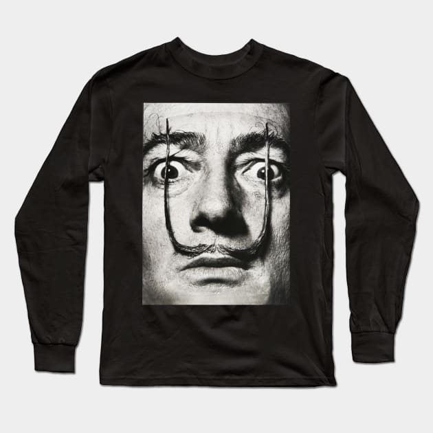 Dali Mustache Long Sleeve T-Shirt by Scar